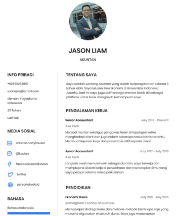 Contoh CV SMK Teknik Komputer